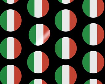 JBCD – Confezione Da 2 Toppe Della Bandiera Italiana Con Chiusura A Gancio (Velcro), 8x5 Cm, Per Abbigliamento E Accessori