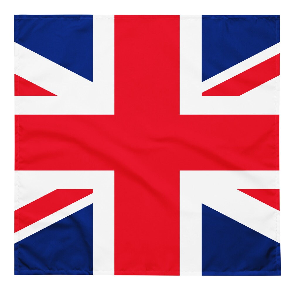 COTONE Di Alta Qualità Gran Bretagna Bandiera Bandana Tiri Collo - Foto 12