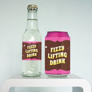 Wonka Fizzy Lifting Drink Labels Diy Printable Soda Bottle Labels Soda ...