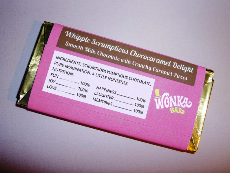 Chocolate Bar wrappers