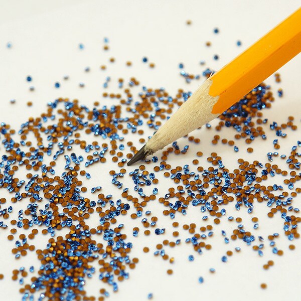 PP5 Sapphire Swarovski Rhinestone Chatons - Article 1100 First Quality Machine Cut Crystal - 36pc - SUPER tiny