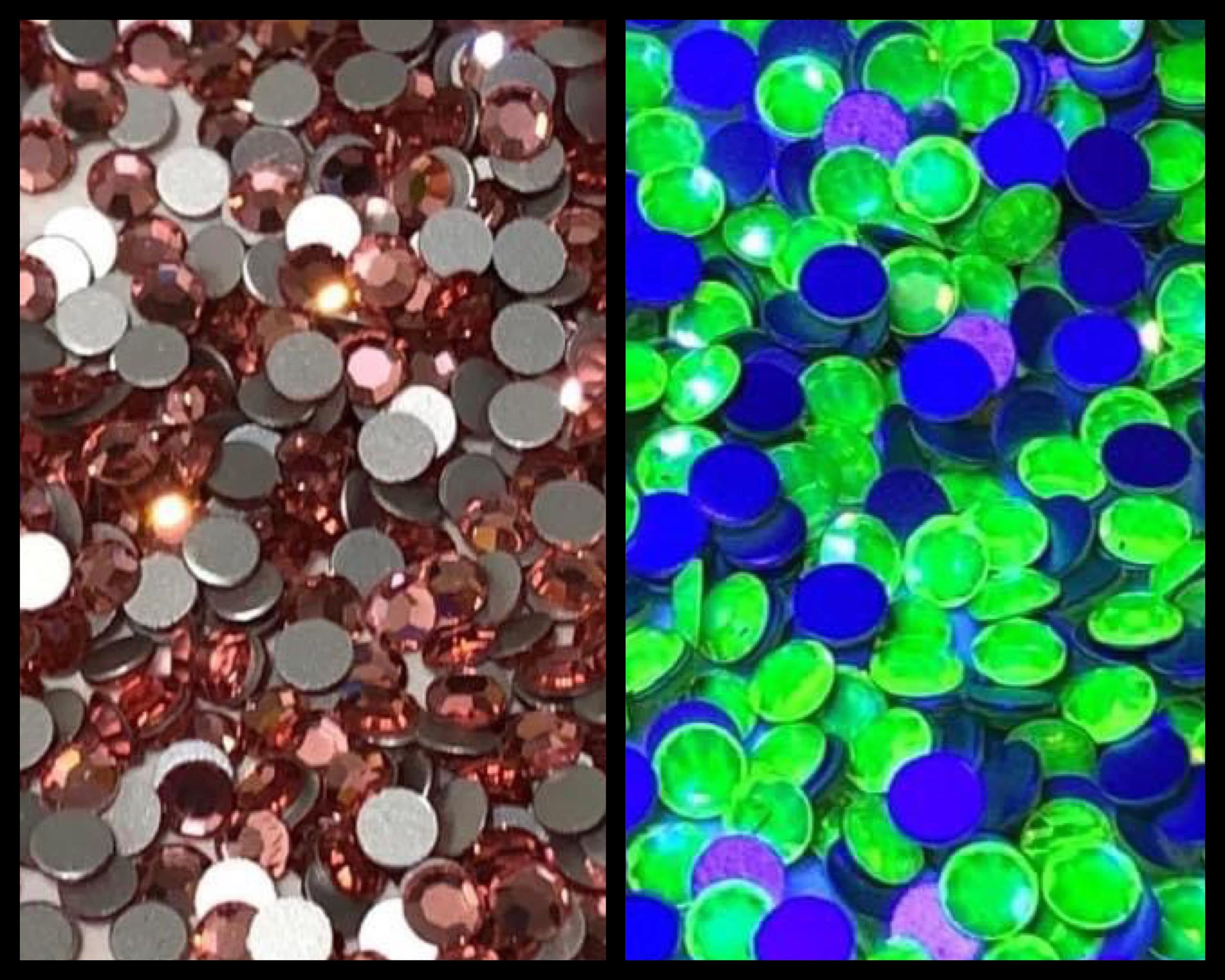 Clear Glass Cabochon Scrapbooking Beads Jewellery Making Flat Back Multi-shape E