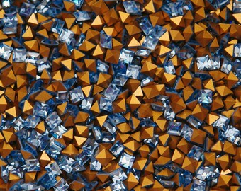 3 mm Light Sapphire quadratische Strasssteine - Swarovski Artikel 4401 - 1