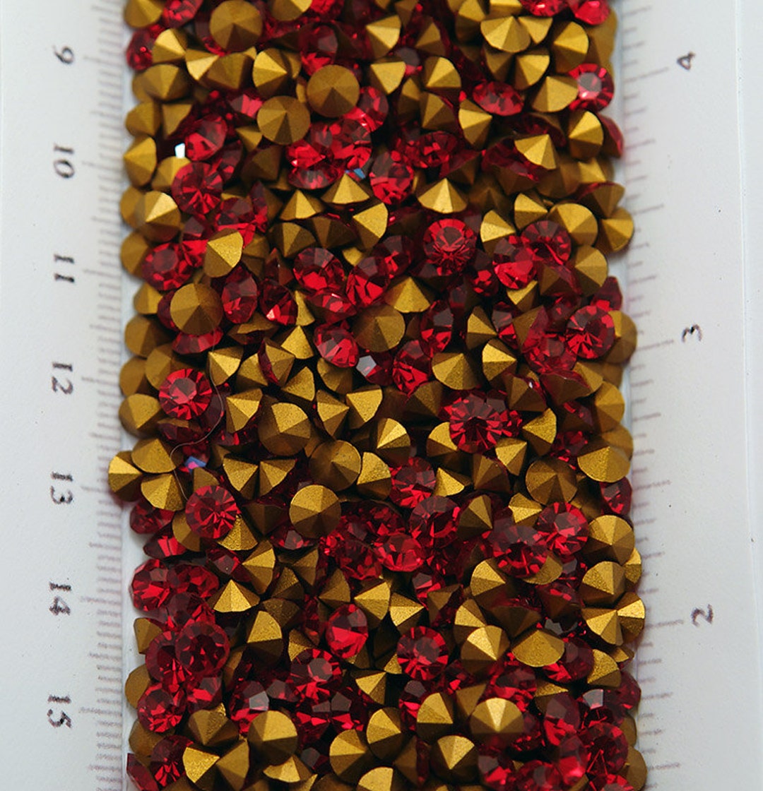 SS20 Siam Red Swarovski Rhinestone Chatons - Article 1100 First Quality ...