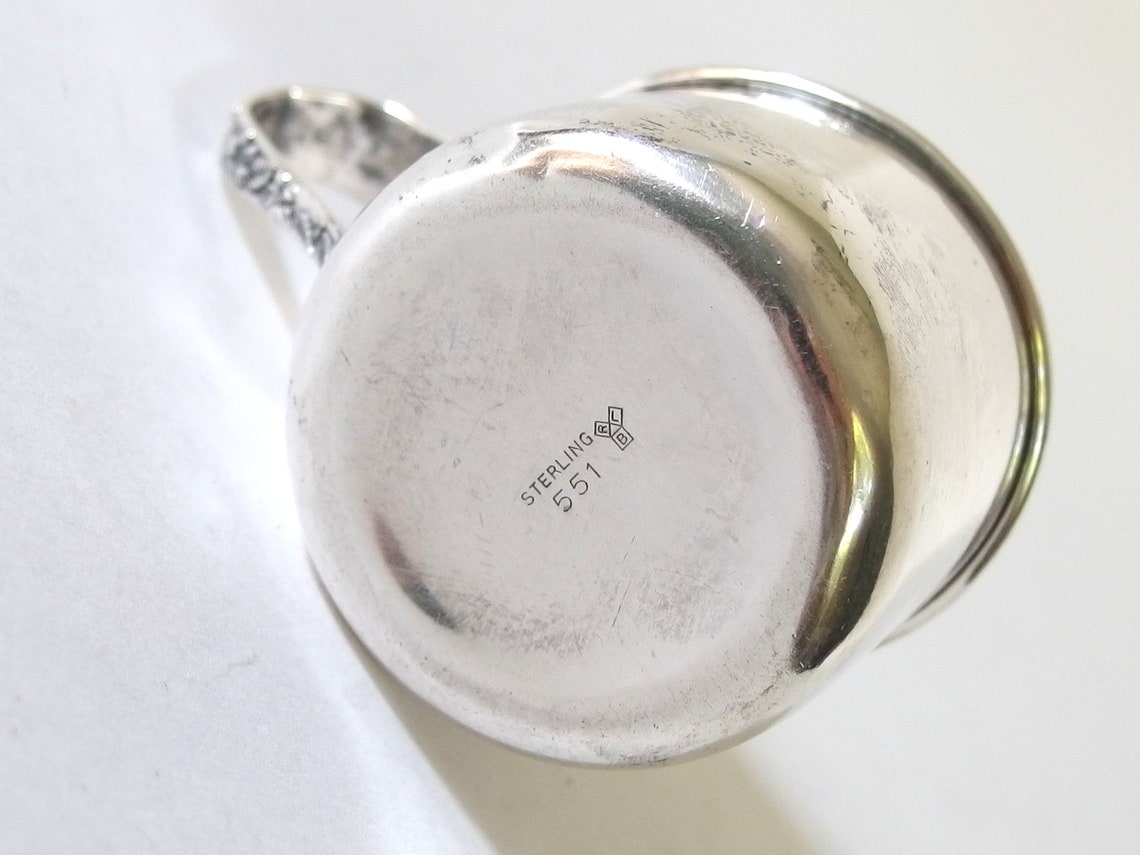 Vintage Sterling Silver Lunt 551 Baby / Juice Cup No Etsy