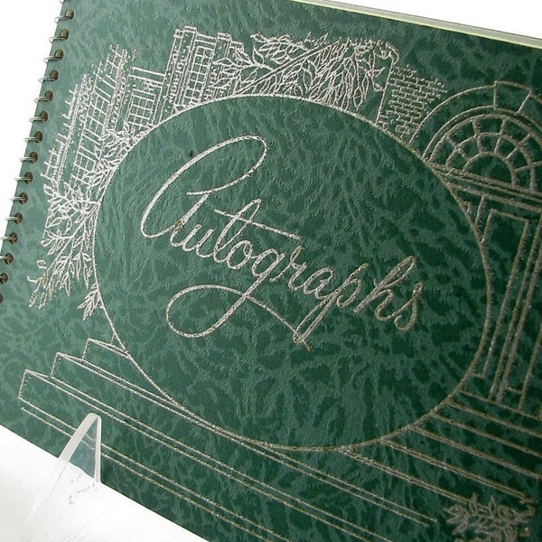 Vintage Autograph Book for Graduates