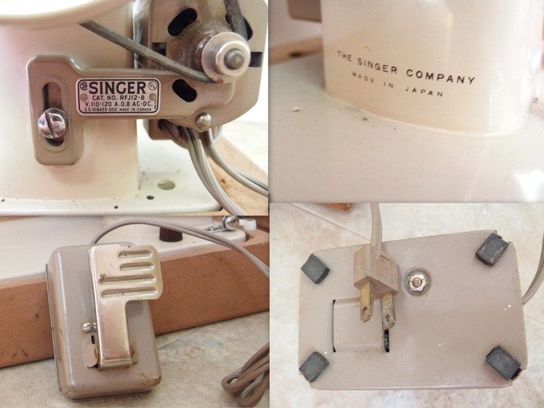 Vintage Singer Sewing Machine Model 223 rfj128 Etsy