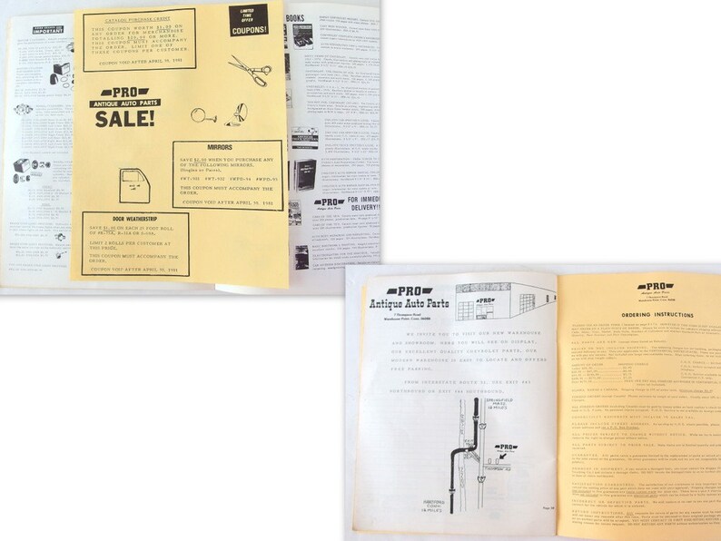 Vintage 1979 Pro Antique Auto Parts Catalog Chevrolet Car Etsy