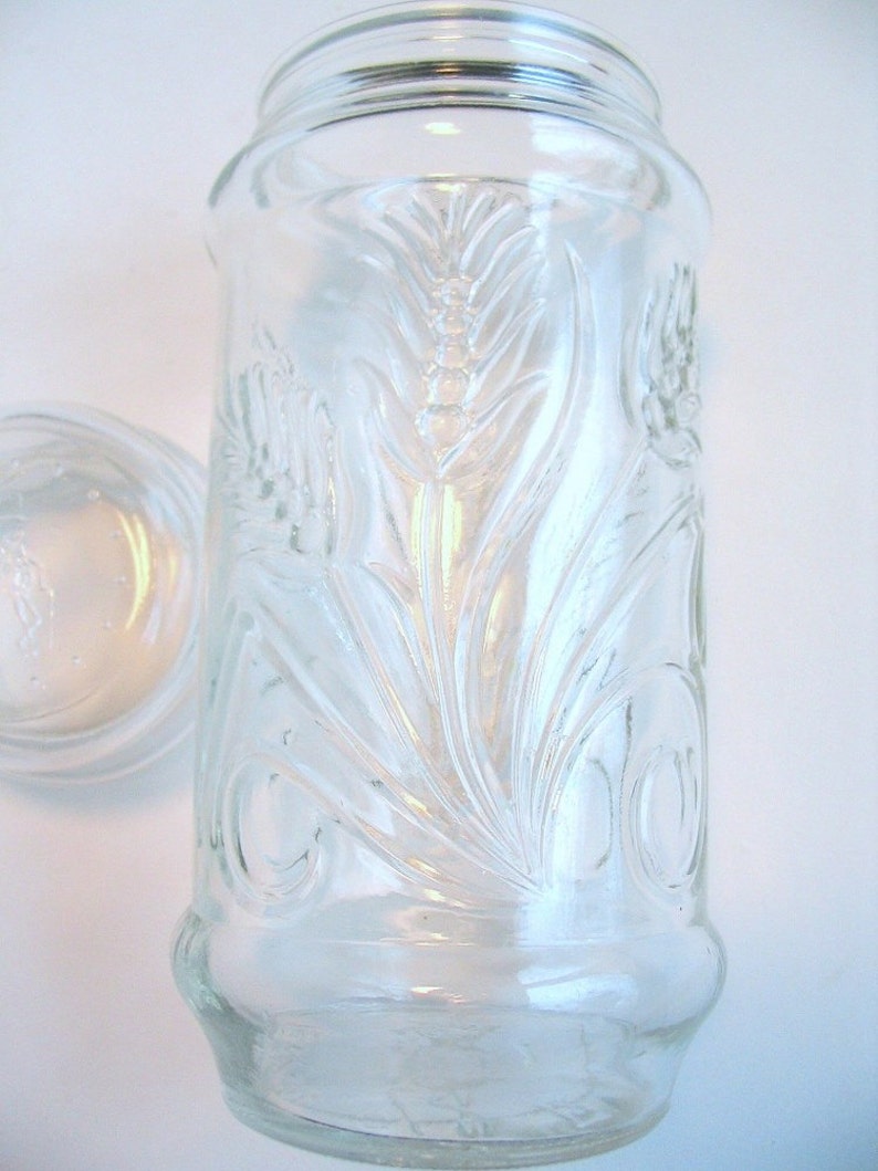 Mr Peanut Glass Jar Canister Vintage 1982 with Lid Etsy