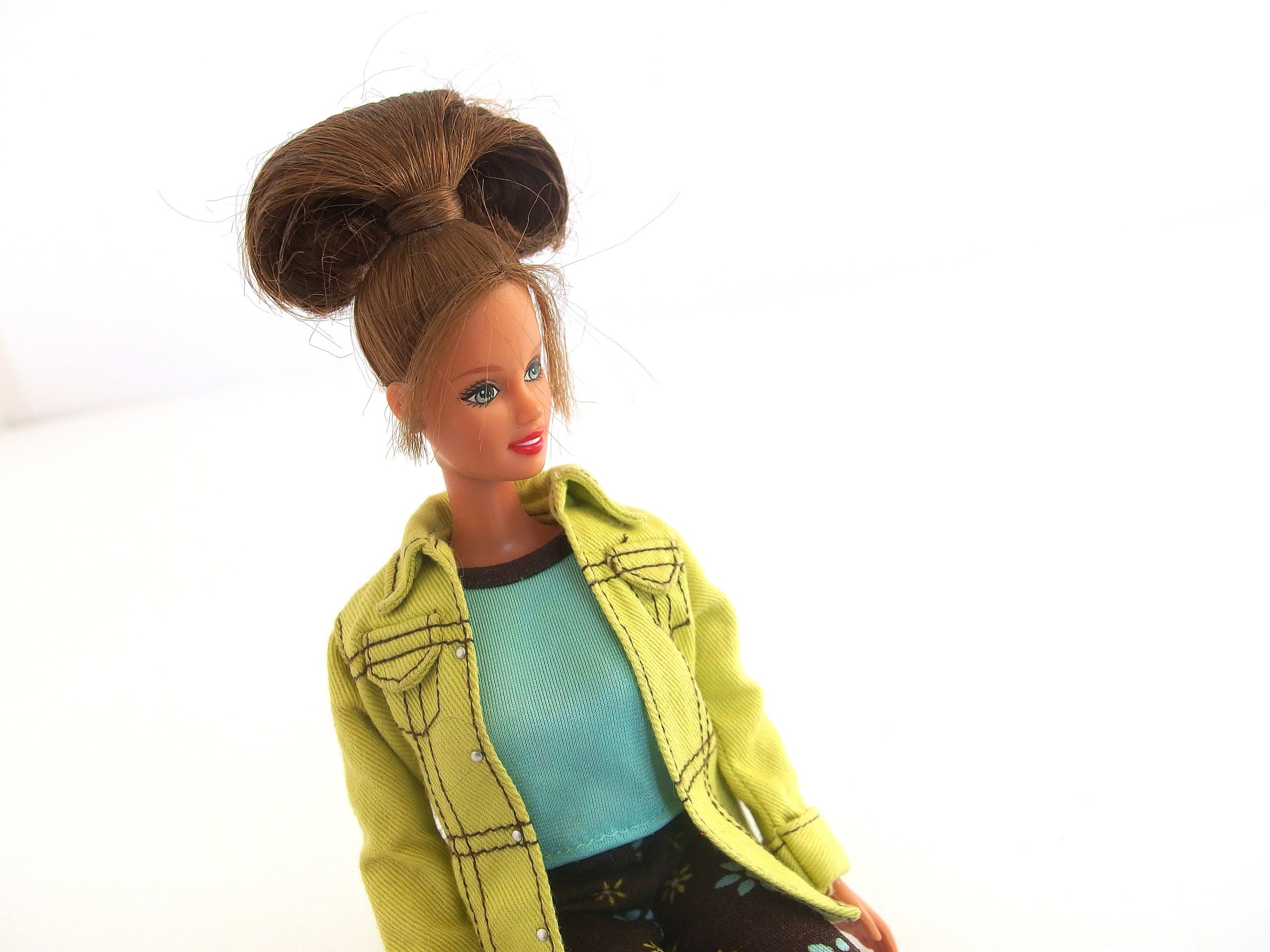 Verzwakken Roos verticaal Vintage Barbie Twist and Turn Brunette With Ponytail - Etsy