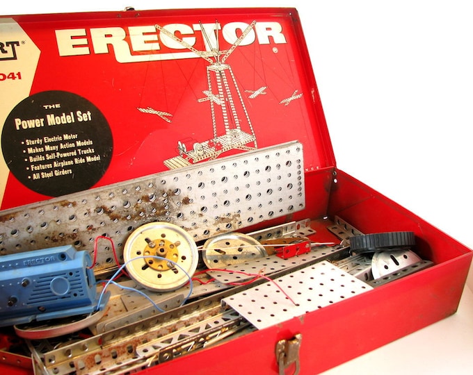 Erector Set 10041 the Power Model Set 1958 - Etsy