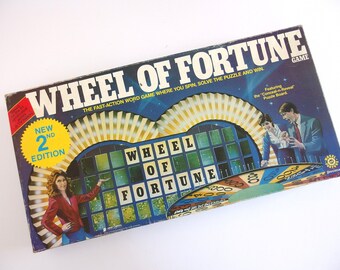 WHEEL OF FORTUNE Board Game, 2nd Edition, 1985