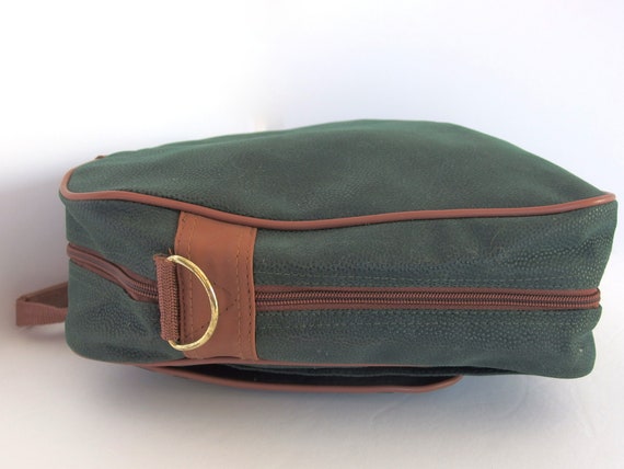 Vintage Pebbled Leather Look PVC Messenger Bag, B… - image 4