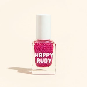 Yippie-Ki-Sleigh - Pink Eco-Glitter Vegan Sparkle Nail Polish