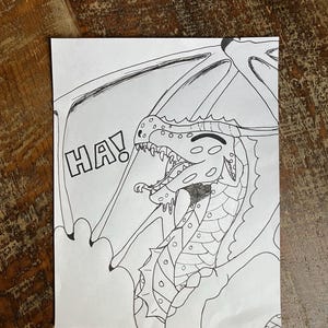 Wings of fire coloring sheet(seawing)