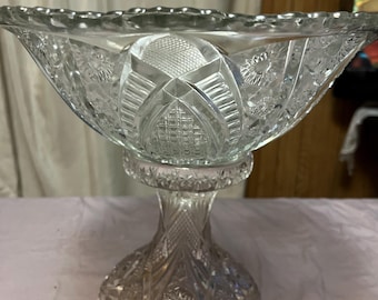 Mckee punch bowl with stand