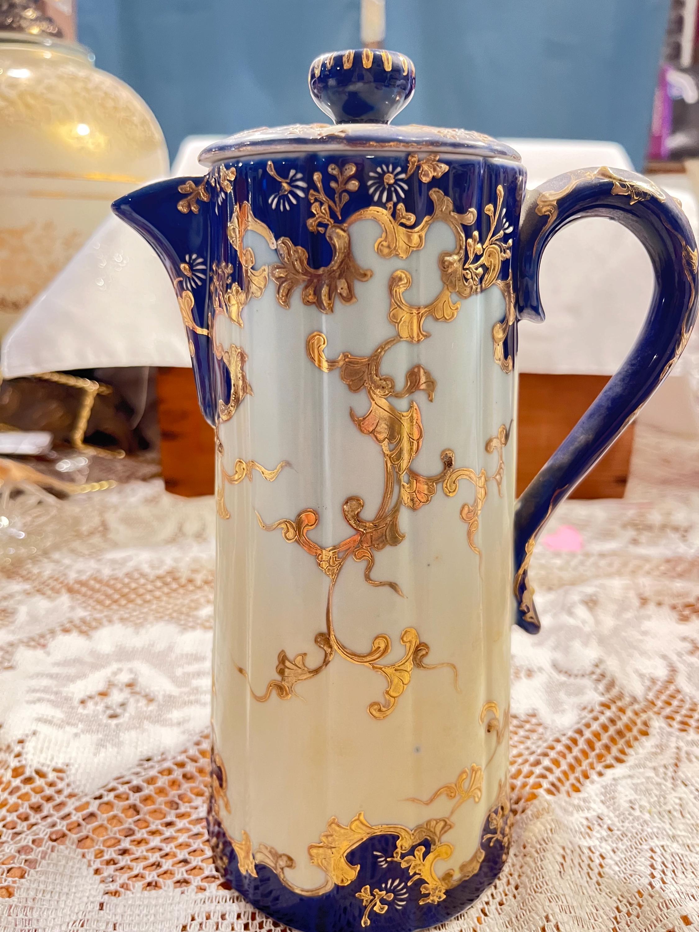 Antique chocolate pot - Etsy 日本