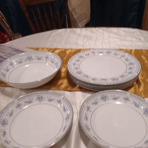 Seizan Fine China &quot;&quot;Blue Dawn&quot;&quot; Bone China Geschirr