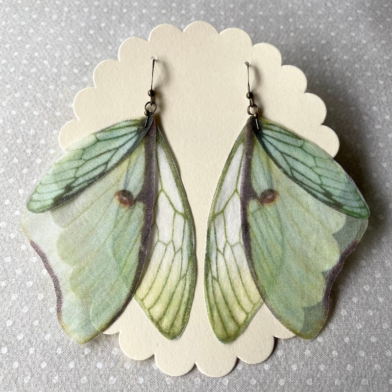 Luna Moth & Dragonfly Earrings