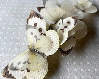 Butterfly Hair Clip, Butterfly Hair Piece, Butterfly Hair Pin, Butterfly Clips, Butterfly Barrette, Butterfly Hair Accessory, Silk Butterfly