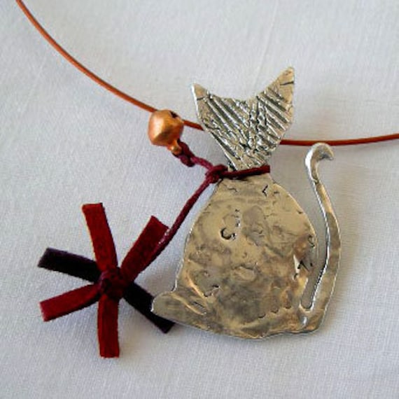 Colgante gato / Cat necklace