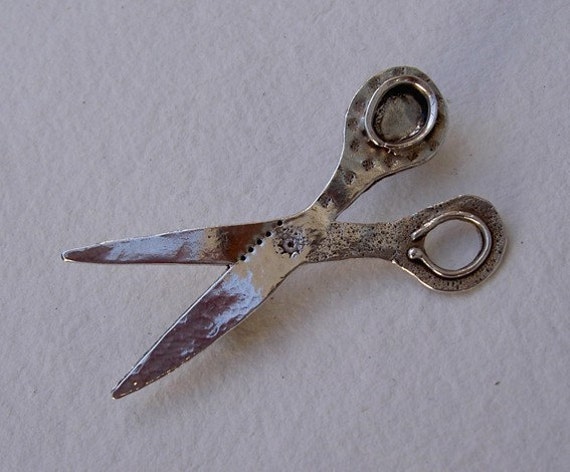 Scissors brooch sale