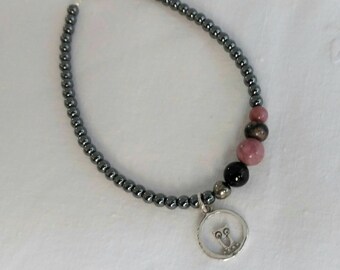 Pulsera Buhito mini con hematite