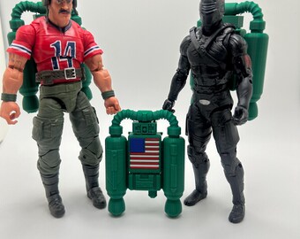 GI Joe Jump Pak Black Classified 1:12 Scale 3D Print
