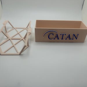 Catan Storage 3D Print for Game Pieces - Hex Holder and Box