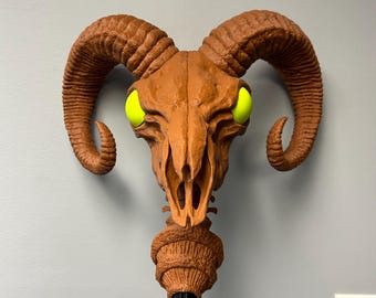 He-Man MOTU Skeletor Staff 3D Printed - Life Size
