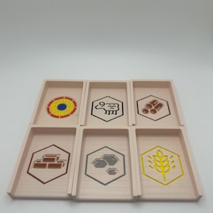 Catan Card Trays 3D Print - Base Game Custom Made