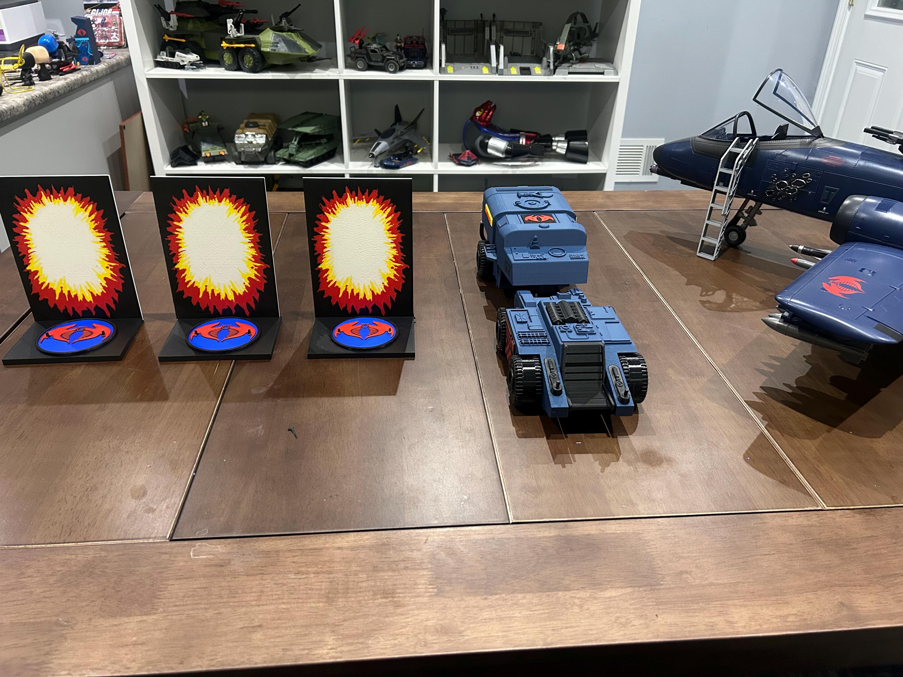 GI Joe Cobra Rattler Haslab KIT 3D Printed - Fuel Truck, Ladder