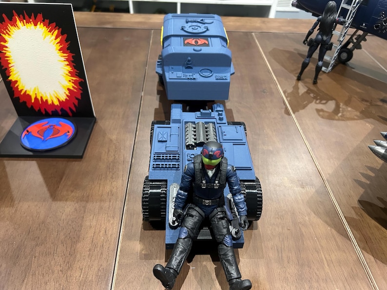 GI Joe Cobra Rattler Haslab Fuel Truck 1:12 Scale 3D Printed - UPDATED ...