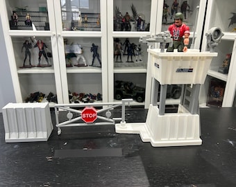 GI Joe Security Checkpoint 1:12 Classified Scale 3D Print - With Moveable Pieces!