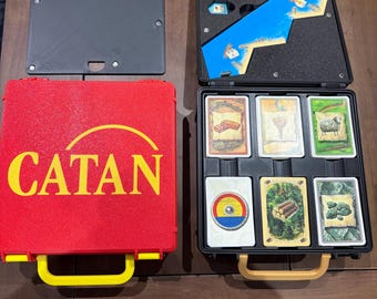 Catan Storage Box with Sea Edges Storage for Base Game - 3D Print