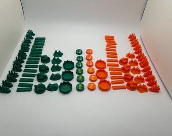 Catan 3D Printed Game Pieces - Base/Seafarers/Cities & Knights - Various Colors!