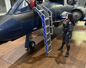 GI Joe Cobra Rattler Haslab LADDER 1:12 Maßstab 3D Gedruckt