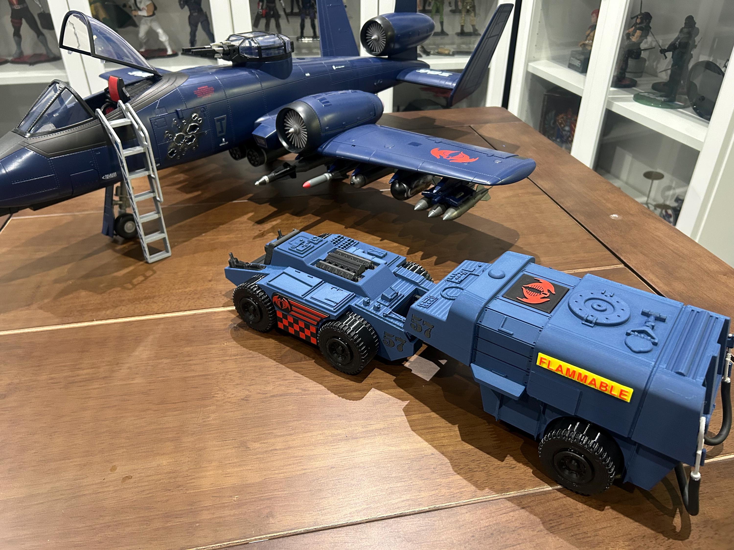 GI Joe Cobra Rattler Haslab Fuel Truck 1:12 Scale 3D Printed - UPDATED ...