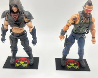 GI Joe DREADNOK Classified 1:12 Scale Bases 3D Printed