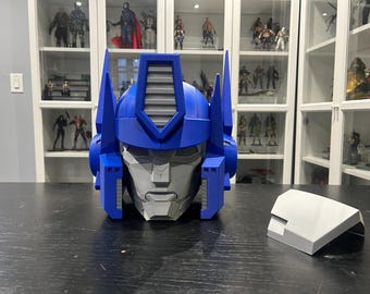 Optimus Prime Transformers Helmet Life Size 3D Printed
