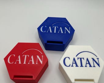 Catan Hex Game Pieces Holder 3D Printed - Various Colors!