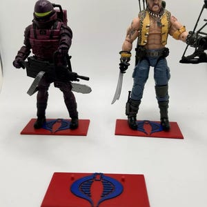 Cobra GI Joe Classified Action Figure Stand 3D Printed