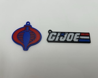 GI Joe Keychains 3D Print - Cobra and GI Joe