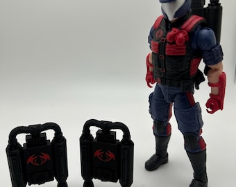 GI Joe Cobra Jump Pak Black Classified 1:12 Scale 3D Print