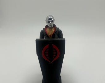 GI Joe Cobra Podium BLACK ARAH 1:18 Scale 3D Printed