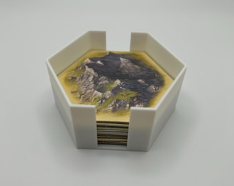 Catan Hex Tile Holders 3D Printed - 20 tile piece holder