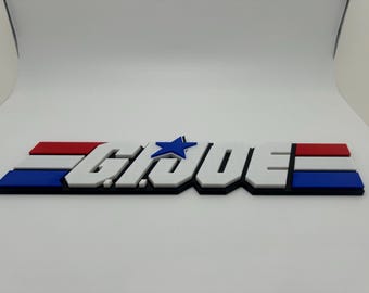 GI Joe Logo 3D Printed