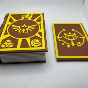 The Legend of Zelda Book of Zelda 3D Print with Various Covers!
