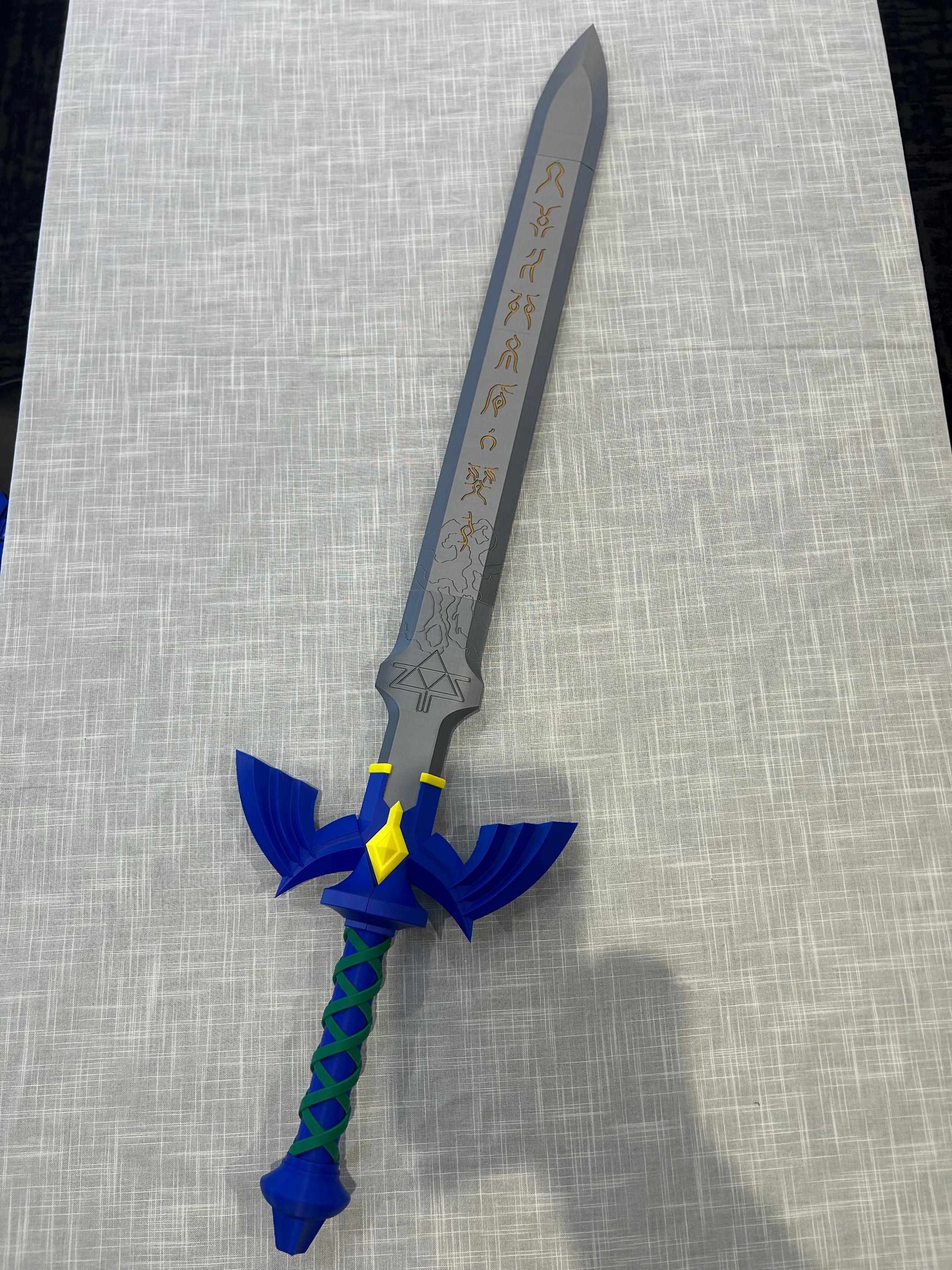 Legend of Zelda TOTK Master Sword 3D Print - UPDATED! - Etsy