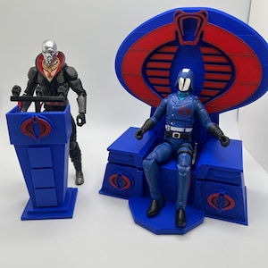 GI Joe Cobra Throne and Podium Classified Scale - 3D Custom Print